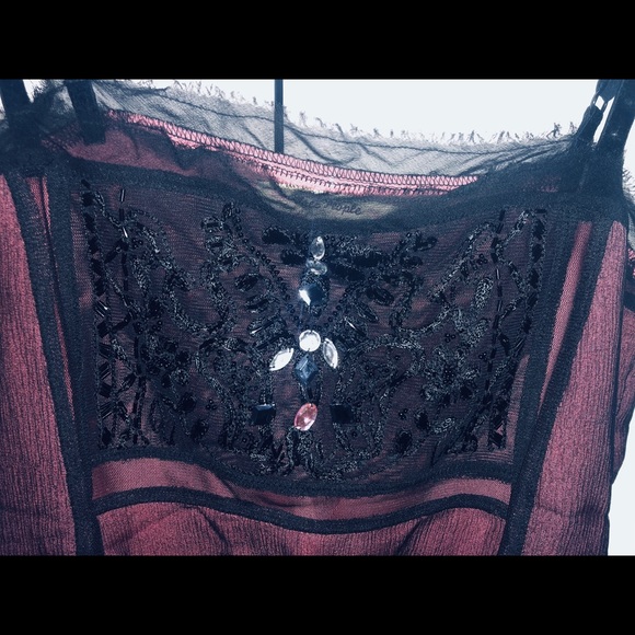 NWOT Free People Silk Top - Picture 2 of 7